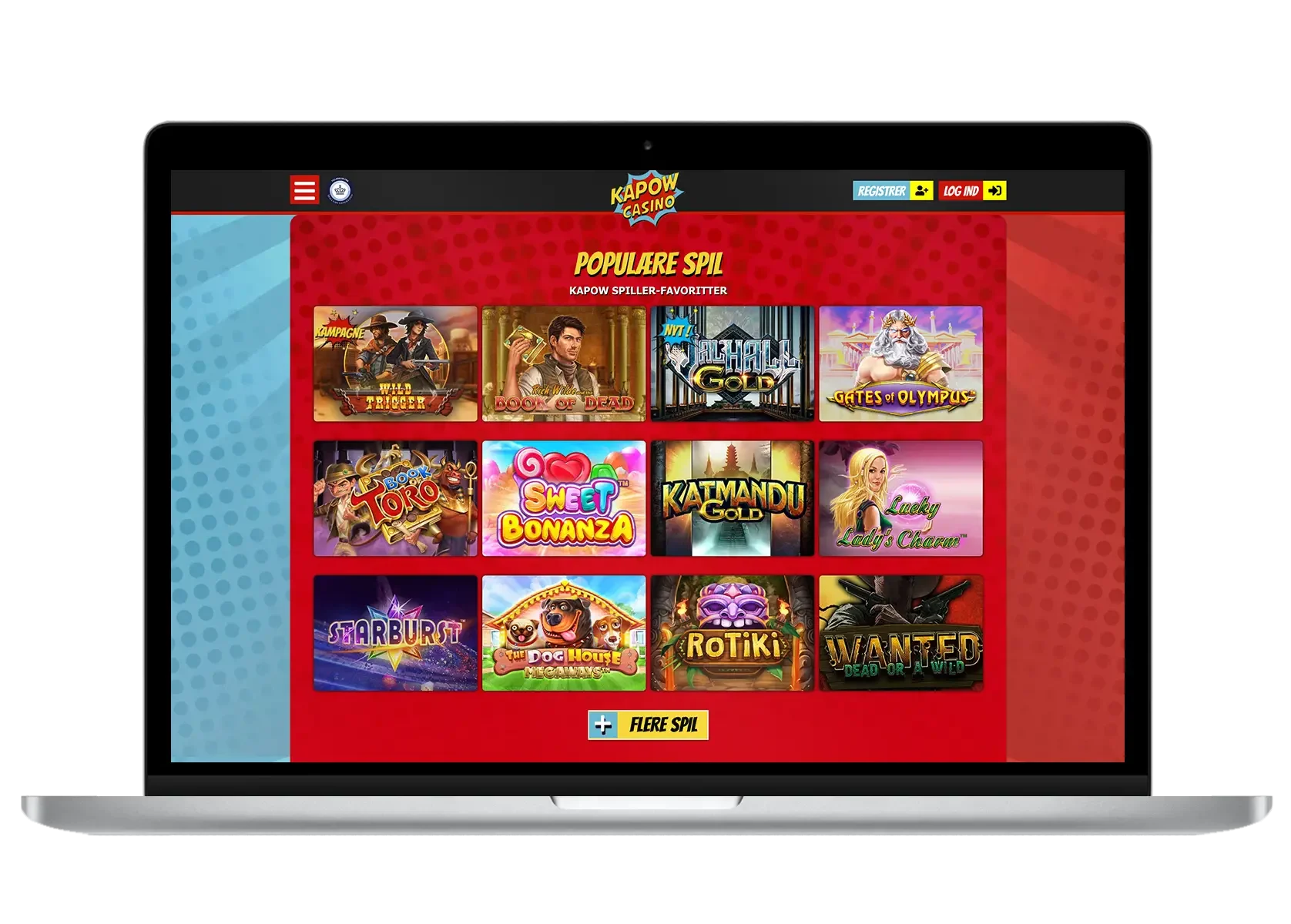 Kapow Casino Officiel side